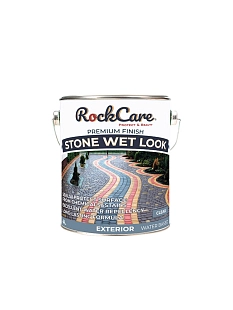 Пропитка защитная RockCare Stone Wet Look водоотталкивающая с эффектом "Мокрого камня" для бетонных и каменных поверхностей 4 л