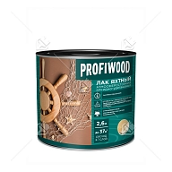 Лак яхтный Profiwood атмосферостойкий алкидно-уретановый глянцевый 2,6 л