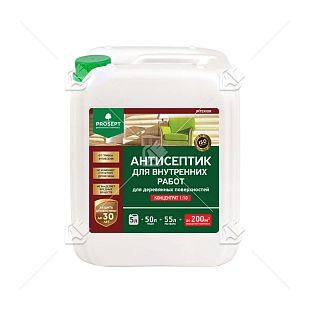 Антисептик защитный для древесины водный Prosept Interior концентрат 1:10 5 л.