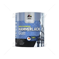 Эмаль на ржавчину Dufa Premium Hammerlack 3-в-1 гладкая RAL 9005 черная 0,75 л.