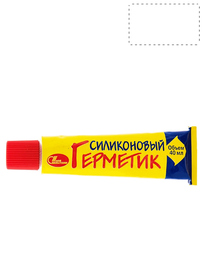 Герметик силиконовый универсальный Новбытхим белый 40 мл. 