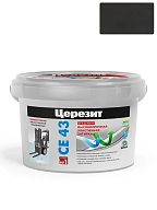 Затирка для широких швов от 5 до 40 мм Церезит CE 43 Super Strong графит 2 кг