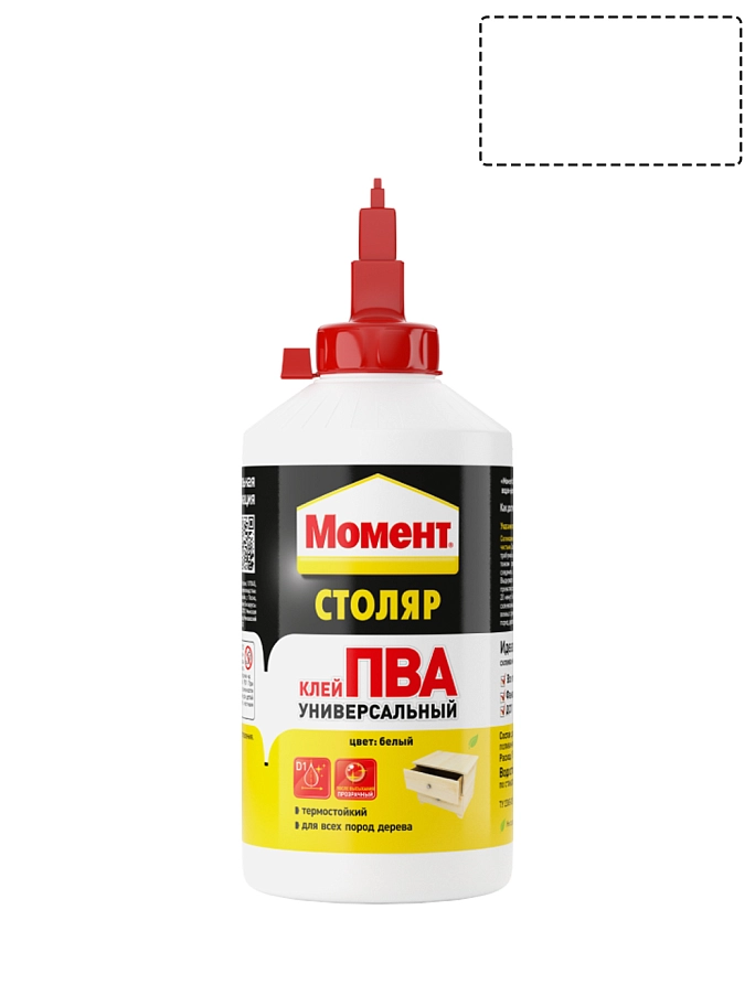 Клей столярный водно-дисперсионный Момент Столяр ПВА Универсал 750 г.