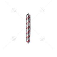 Герметик силиконовый нейтральный Soudal Silirub 2 F черный 600 мл