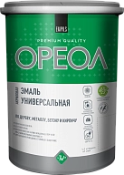 Эмаль универсальная акриловая Ореол матовая белая 3 кг