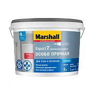 Краска для стен и потолков латексная Marshall Export-7 матовая база BC 9 л.
