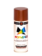 Краска универсальная аэрозольная акриловая Monarca металлик Медь 520 мл. 