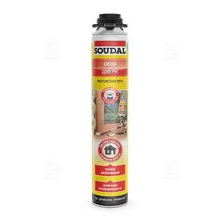 Пена профессиональная Soudal Yellow зимняя 750 мл.