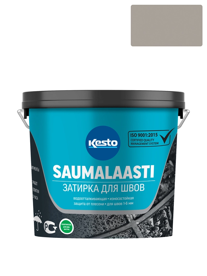 Затирка для швов Kesto Saumalaasti 41 средне-серая 3 кг