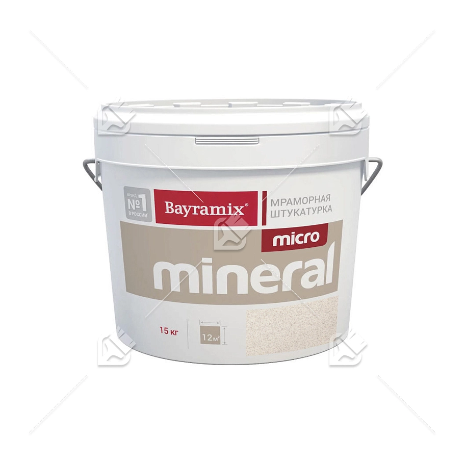 Штукатурка декоративная мраморная Bayramix MICRO Mineral фракция 0,2-0,5 мм 608 15 кг