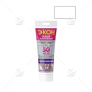 Клей монтажный Экон Сверхсильный 200 г.