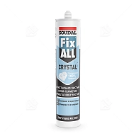 Клей-герметик универсальный Soudal Fix All Crystal прозрачный 290 мл.