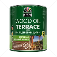 Масло деревозащитное для террас и садовой мебели Dufa Wood Oil Terrace палисандр 0,9л