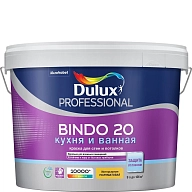 Краска для кухни и ванной латексная Dulux Professional Bindo 20 полуматовая база BW 9 л.