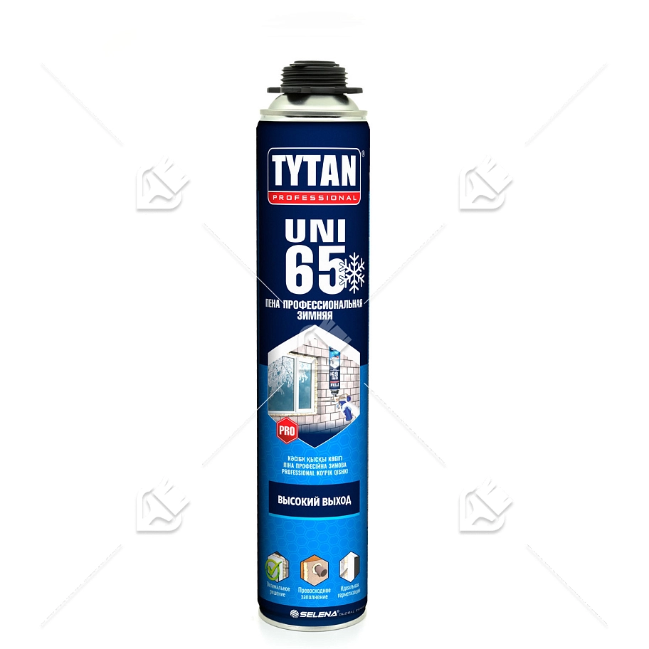 Пена профессиональная Tytan Professional 65 UNI зимняя 750 мл. выход 65 л.