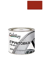 Грунт ГФ-021 по металлу и дереву Краски Черноземья красно-коричневый 3кг.