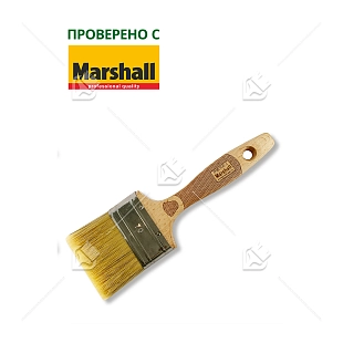 Кисть плоская Handmaler PRO RED светлая смешанная щетина буковая ручка 70 мм.