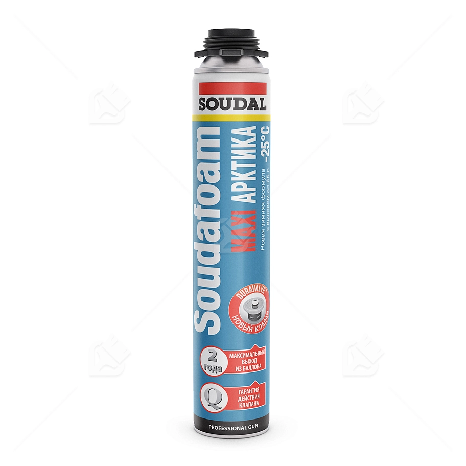 Пена профессиональная Soudal Soudafoam Maxi Арктика зимняя 870 мл.