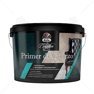 Грунт под покрытие декоративное кварцевый Dufa Creative Primer Di Quarzo матовый 14 кг.