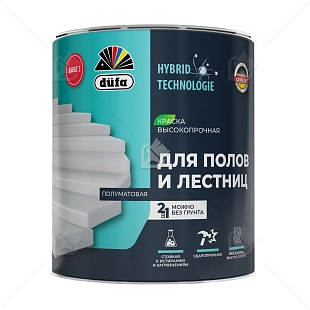 Эмаль для полов и лестниц Dufa акриловая полуматовая база 3 0,65 л
