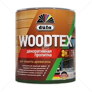 Пропитка декоративная для защиты древесины алкидная Dufa Woodtex тик 0,9 л.