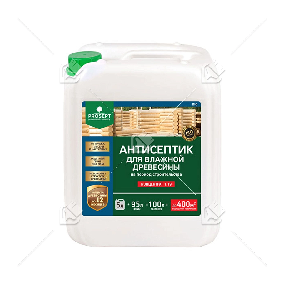 Антисептик для влажной древесины  Prosept Bio 5л. концентрат 1:19