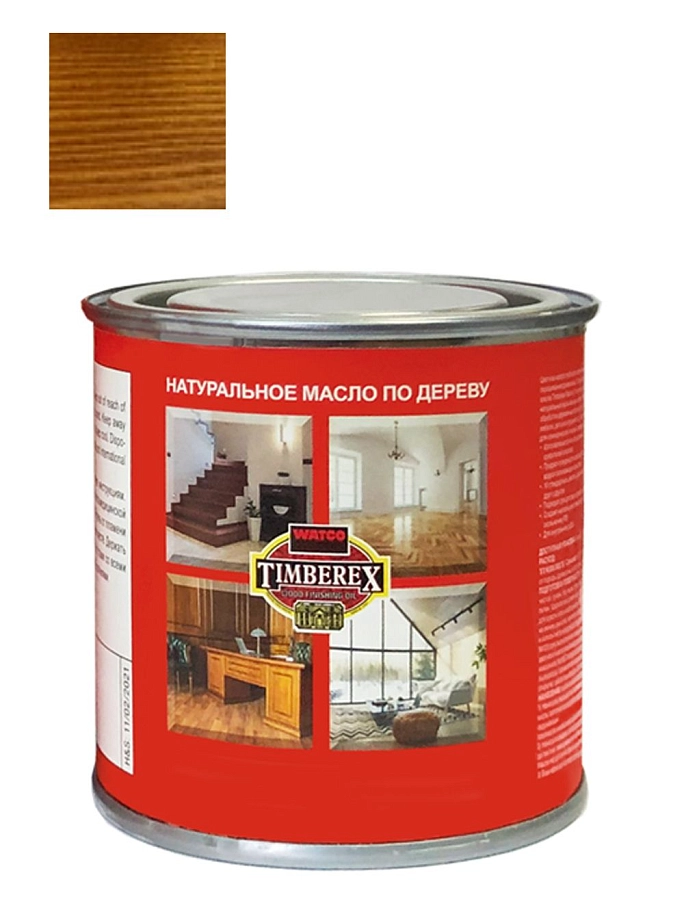 Масло интерьерное Timberex Colored wood finishing oil ранняя америка 1 л