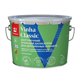 Антисептик кроющий Tikkurila VINHA CLASSIC VVA полуматовый 9л
