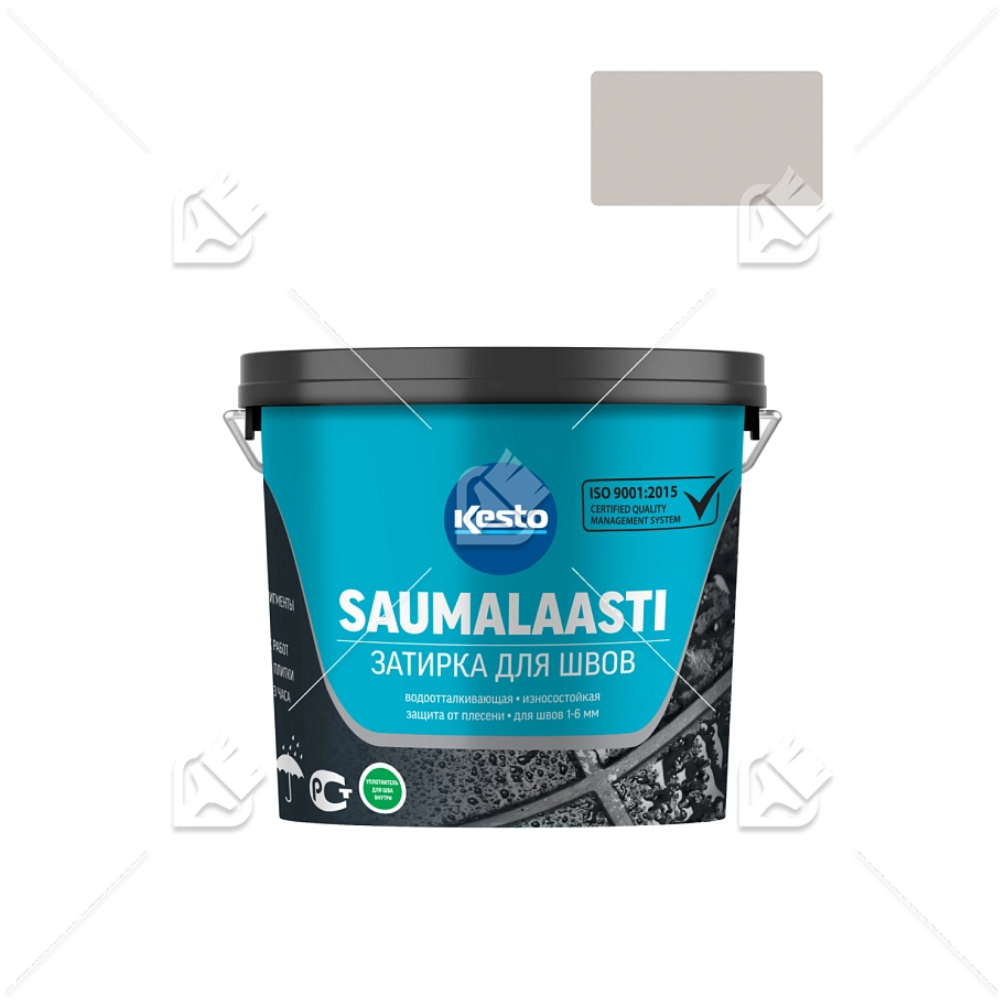 Затирка для швов Kesto Saumalaasti 40 серая 3 кг