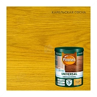 Pinotex Universal 2 в 1 универсальная пропитка для древесины Карельская сосна  0,9л