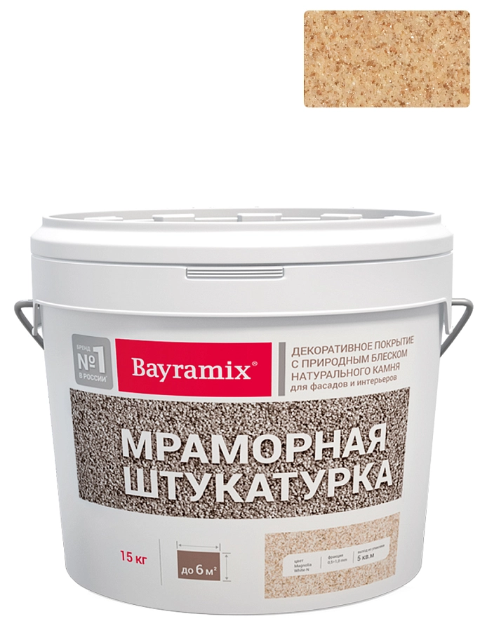 Штукатурка декоративная мраморная Bayramix Kashmir Gold-N 15 кг.