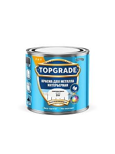 Краска для металлических поверхностей Topgrade интерьерная BW 0,5л