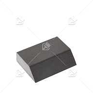 Губка шлифовальная четырехсторонняя угловая 100х68х42х26мм, Р180 Зубр "Мастер"