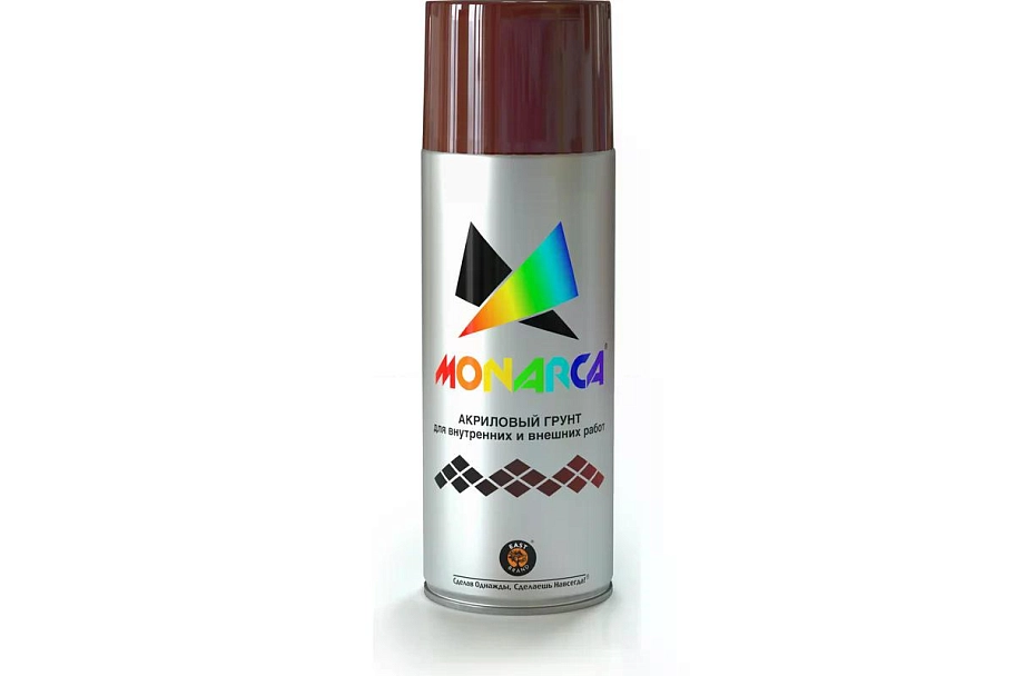 Грунт универсальный аэрозольный акриловый Eastbrand Monarca RAL 8012 красно-коричневый 520 мл. 